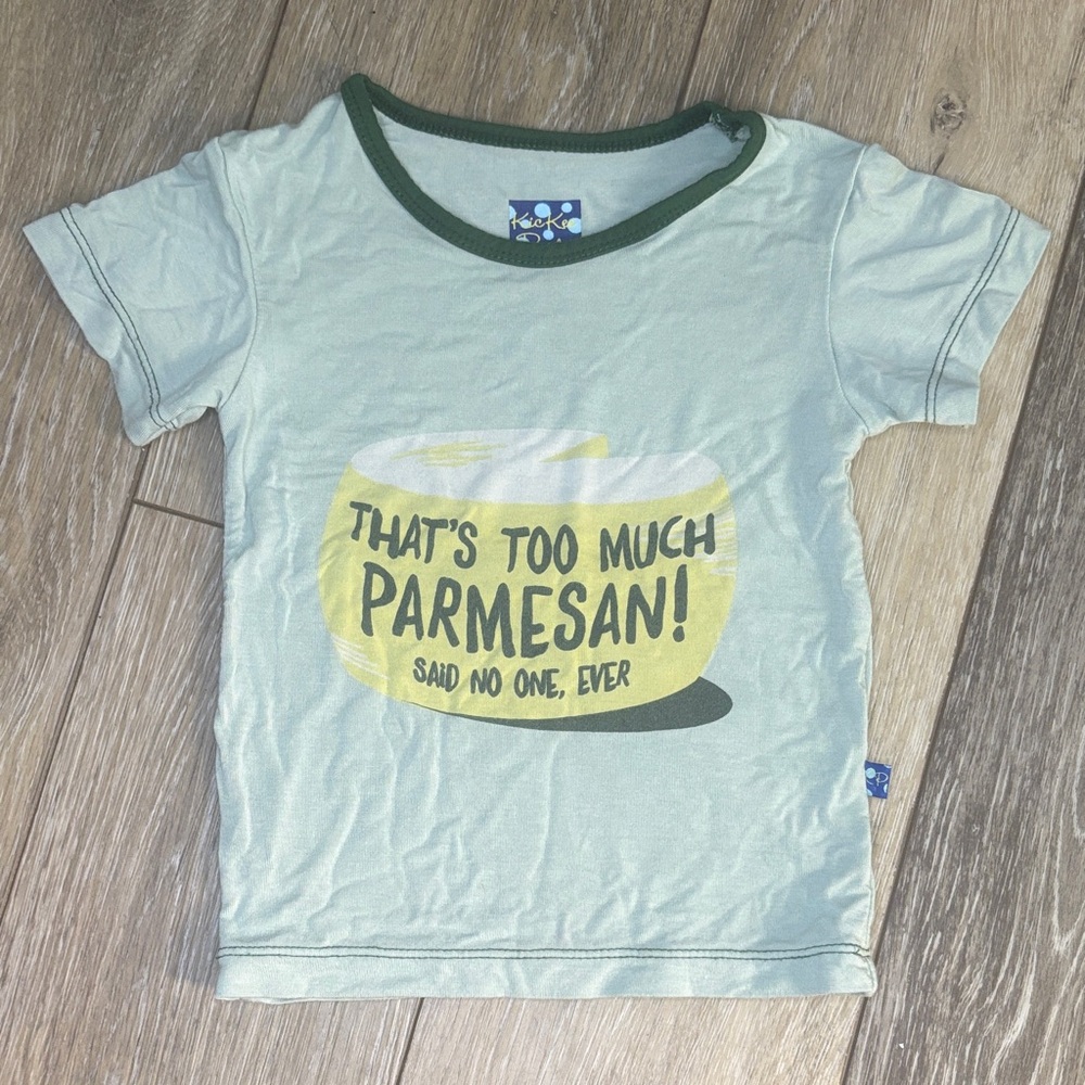 KicKee Pants Bamboo 12-18m Parmesan    T shirt
